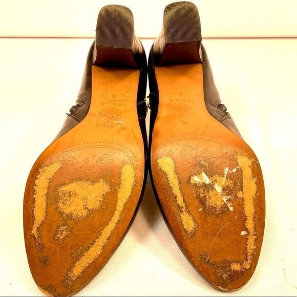 ISOLA STUDDED LEATHER BOOTIE IN BLACK SIZE 6 - Picture 6 of 6